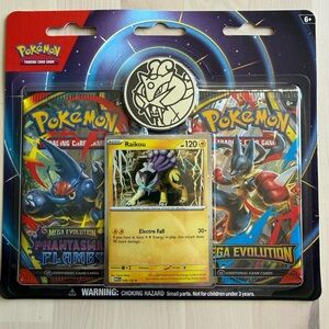 Pokemon Raikou Collector Blister Pack